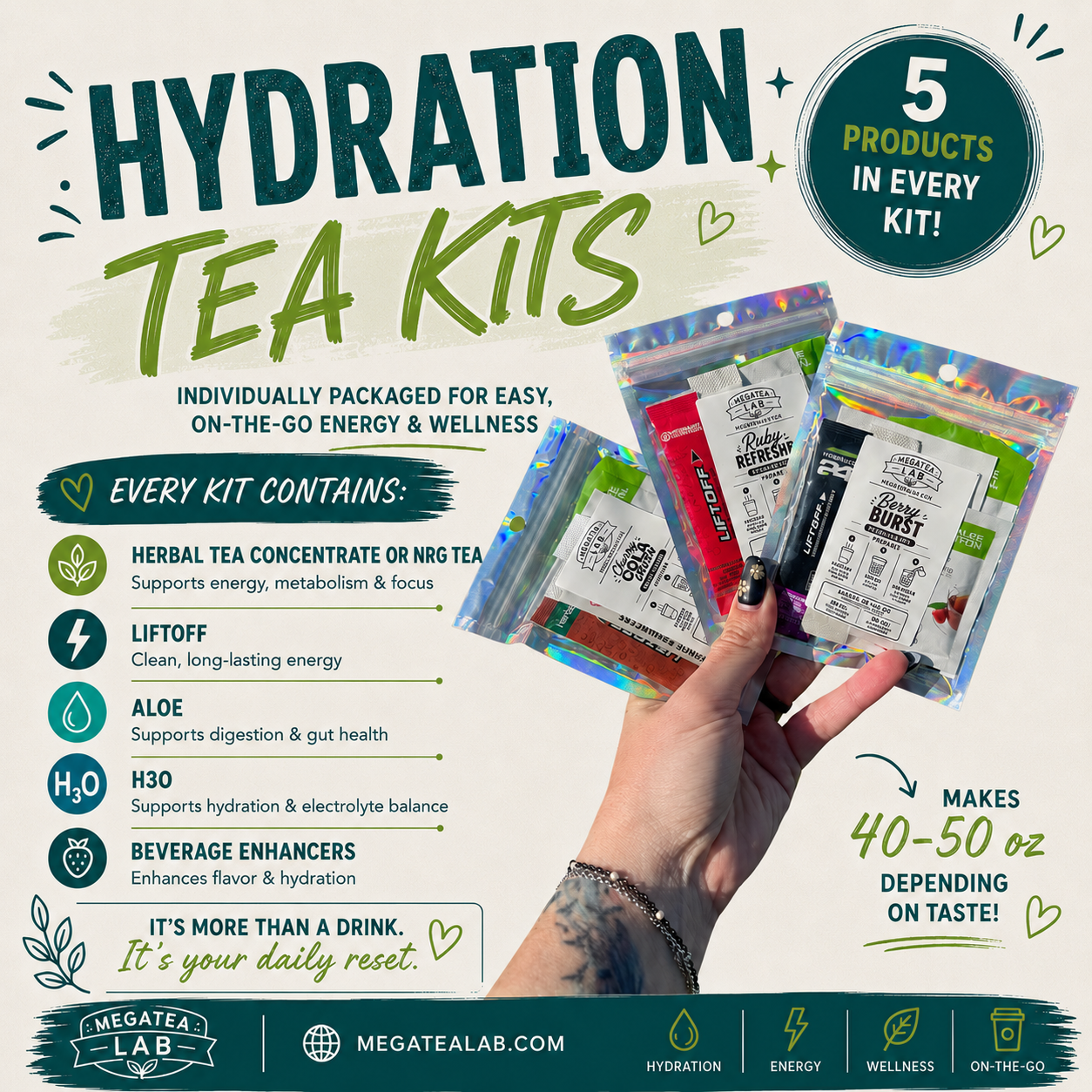 TOY BOX TEA COLLECTION - 7 KITS