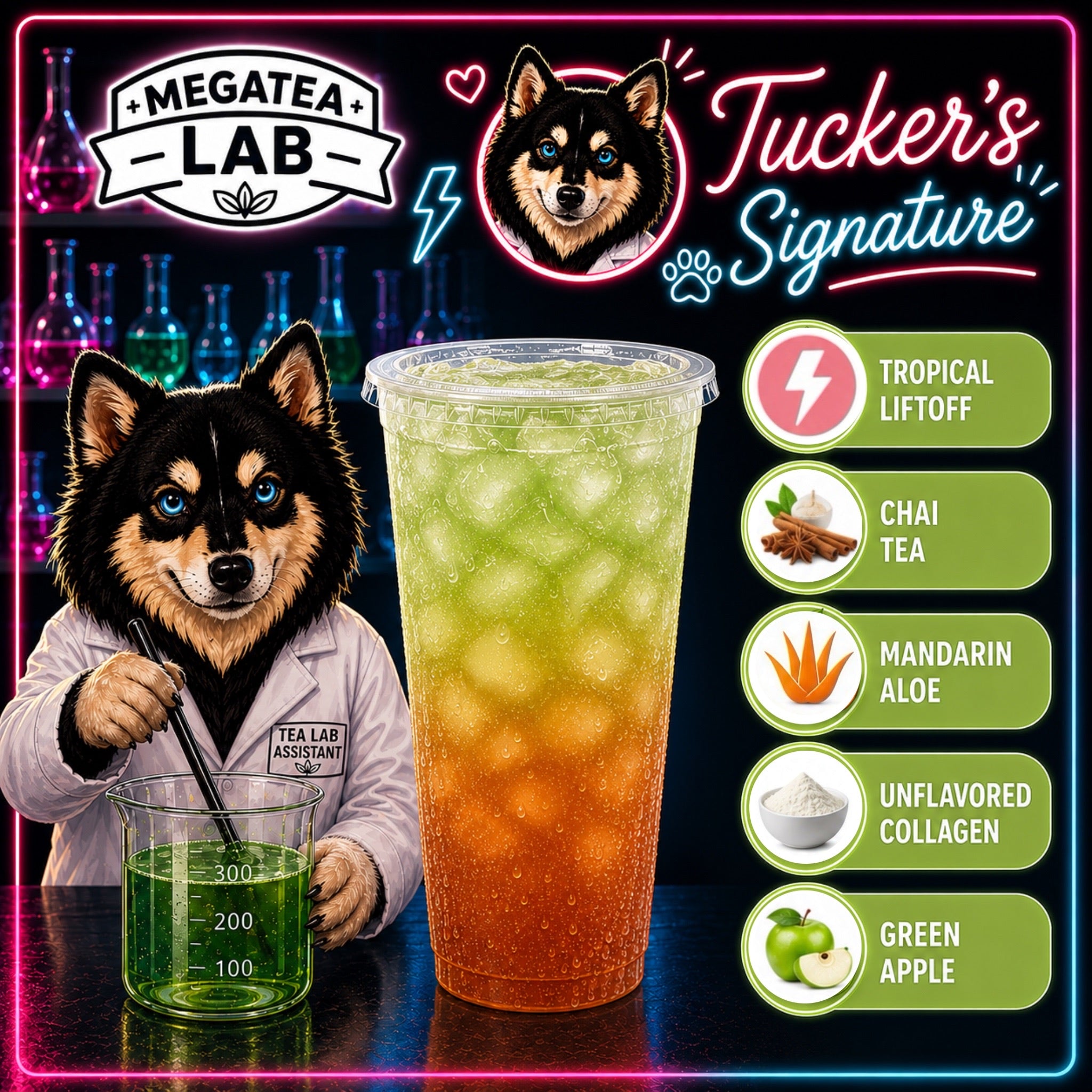 TUCKER'S SIGNATURE – Megatea Lab